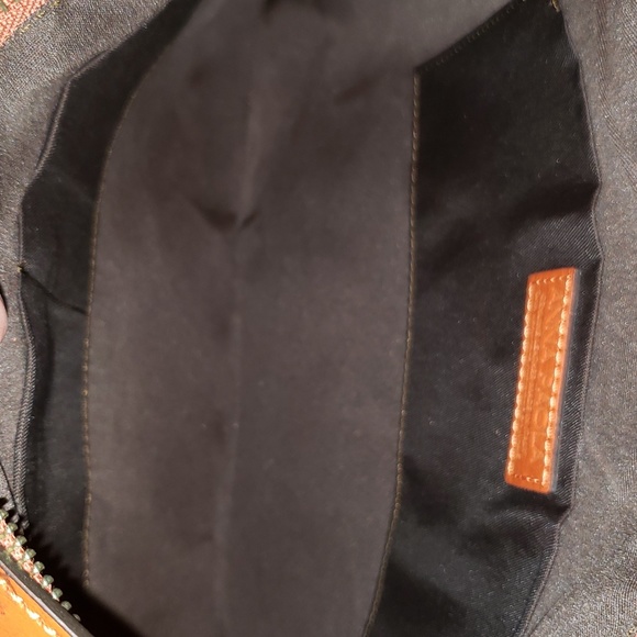 Made in Italy Anna Paola burnt orange leather shoulder bag. Medium size. NWT - Picture 4 of 7